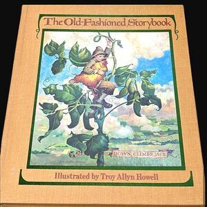The Old Fashioned Storybook Cloth Bound Gold Edge Fairytale Volume 1985